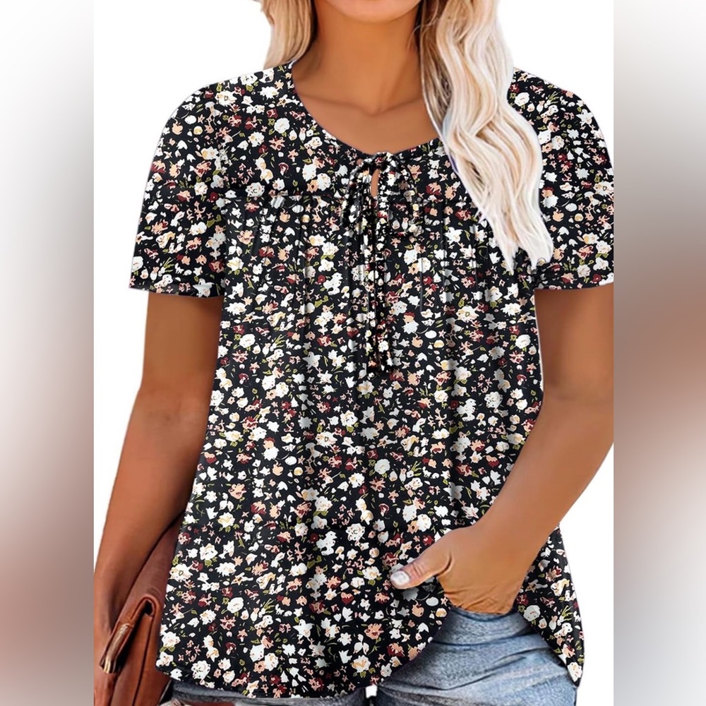 Elegant Floral Women's Blouse